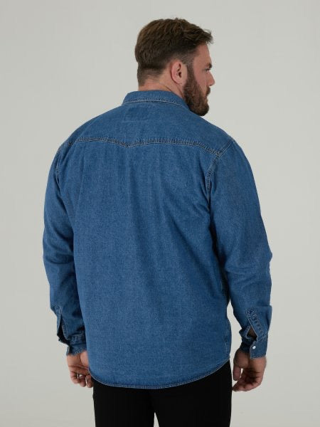 D555- Western Style Denim Shirt
