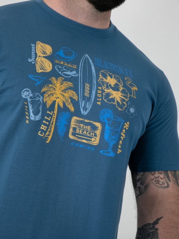 D555- Hovell Beach Icon T- Shirt