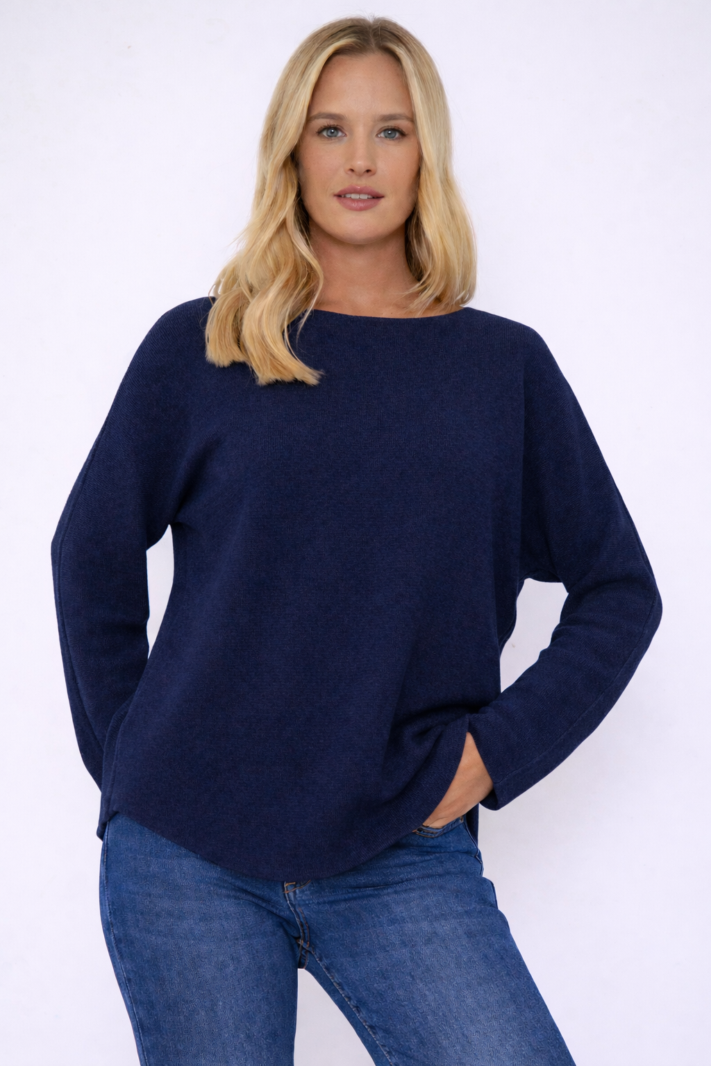 Pacific Dove- Super Soft V Neck jumper