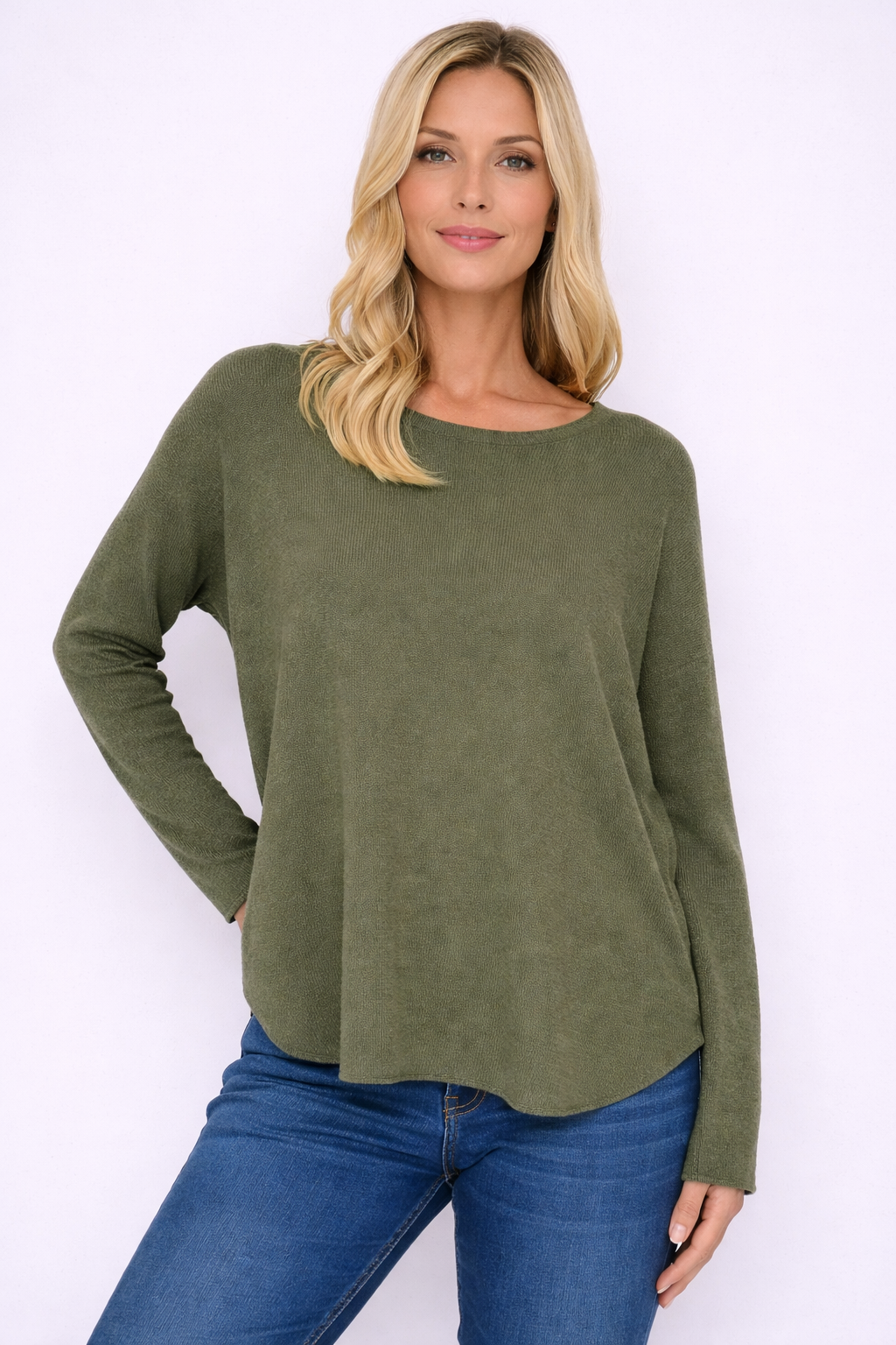 Pacific Dove- Super Soft Round Neck jumper