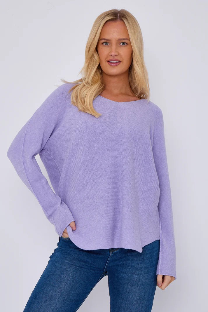 Pacific Dove- Super Soft V Neck jumper