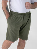 D555- Mitchell khaki stretch shorts