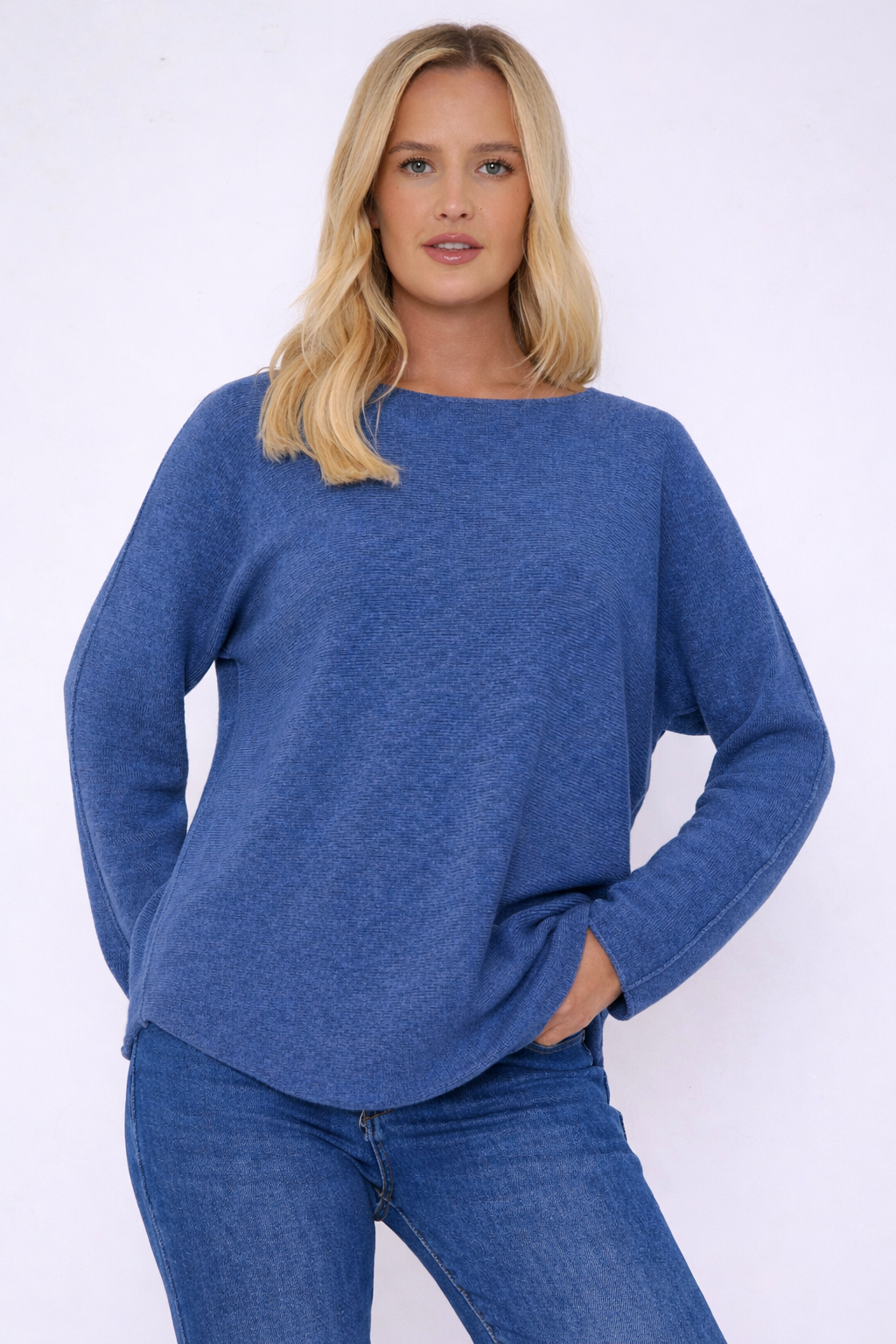 Pacific Dove- Super Soft V Neck jumper
