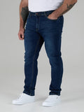 D555- Ambrose Tapered Fit Stretch Stonewash Denim Jeans