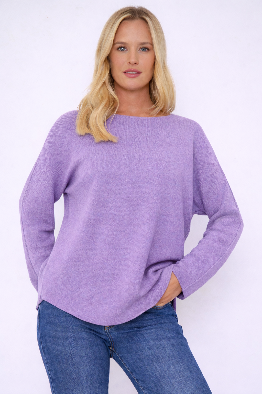 Pacific Dove- Super Soft V Neck jumper