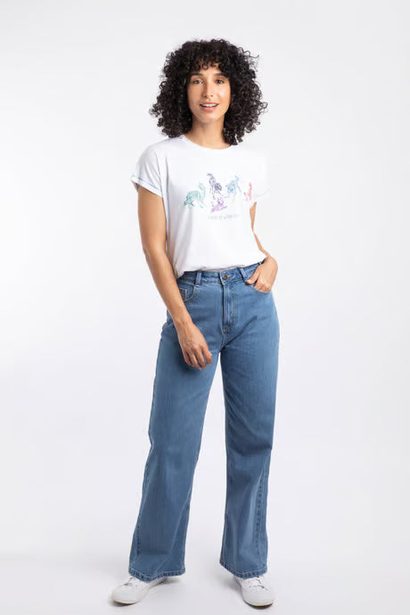 WeirdFish - Relaxed Fit Wide Leg Jeans