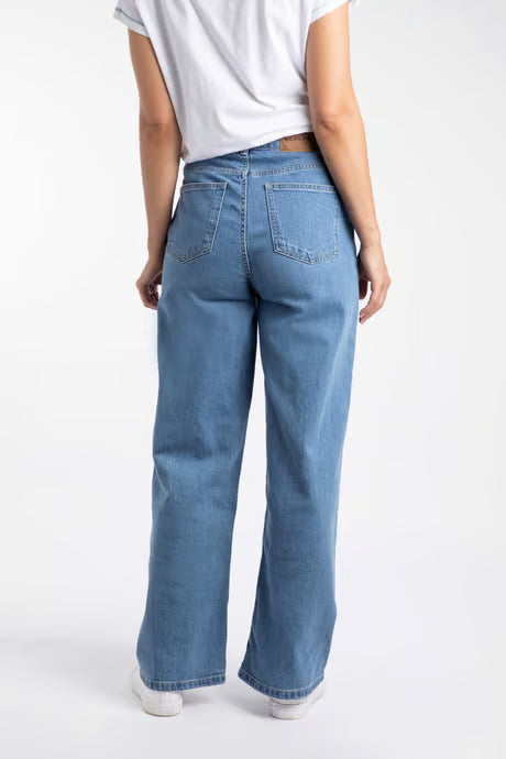WeirdFish - Relaxed Fit Wide Leg Jeans