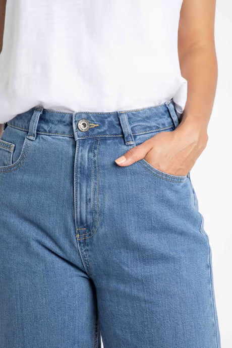 WeirdFish - Relaxed Fit Wide Leg Jeans