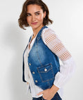 Joe Browns- Dixie Stretch Denim Waistcoat