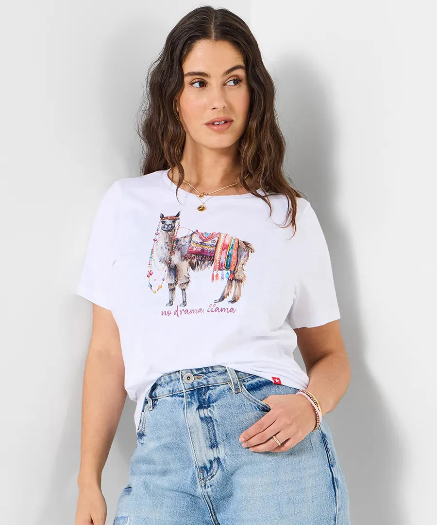 Joe Browns- No Drama Llama Graphic T-Shirt